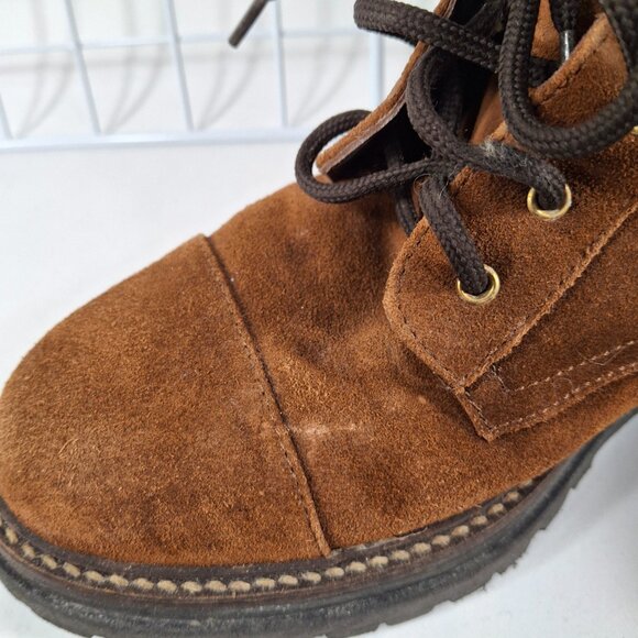 NAPOLEONI Italian Suede Winter Boots With Cozy Shearling Trim Sz 39(sz8.5-9) - Picture 6 of 6